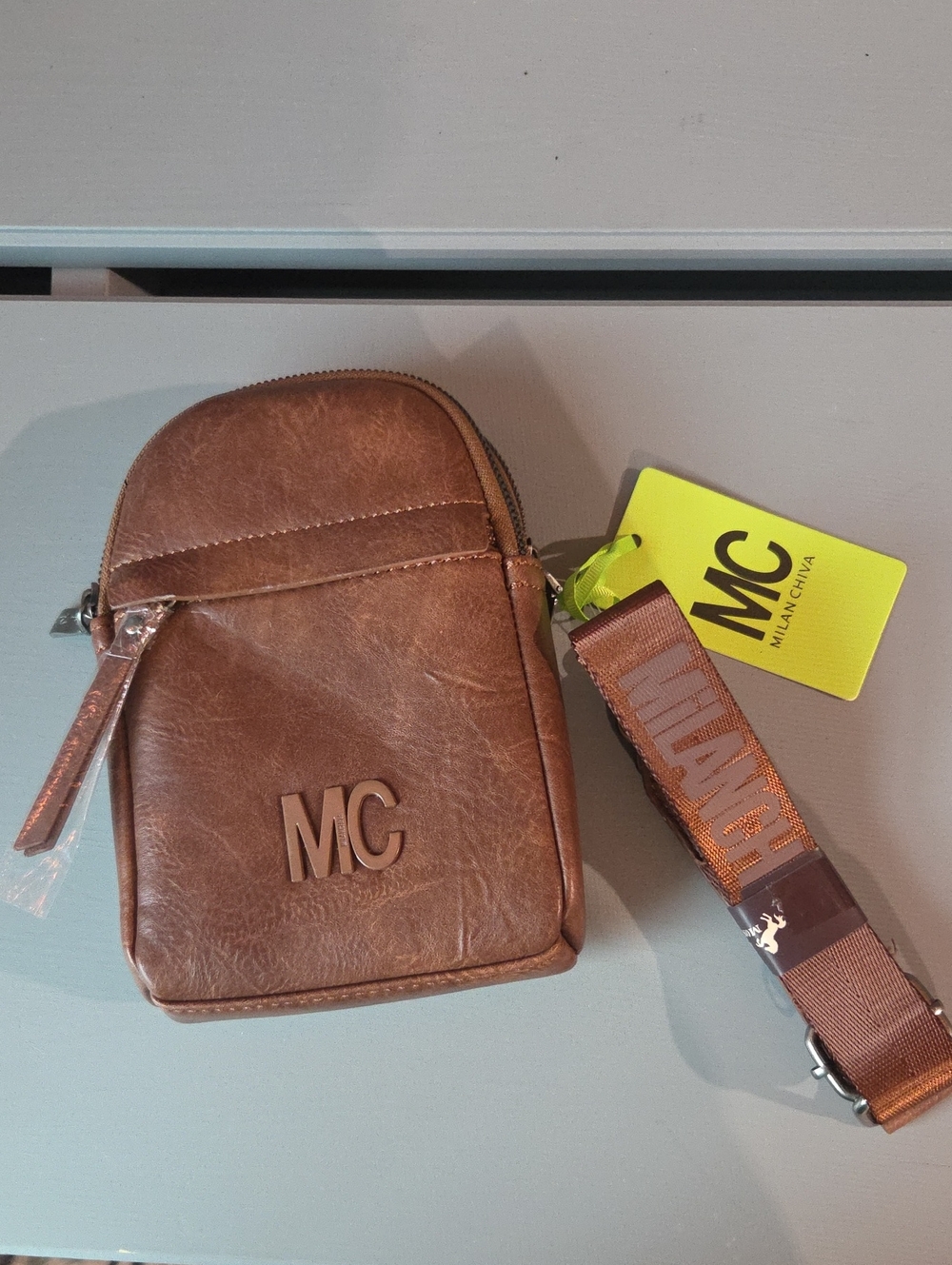 Milan Chiva Brown Crossbody Bag